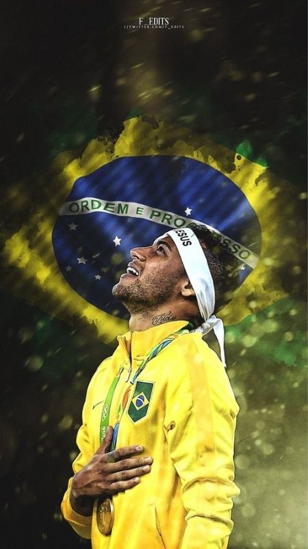 Hình nền Neymar 4K với ánh mắt quyết tâm