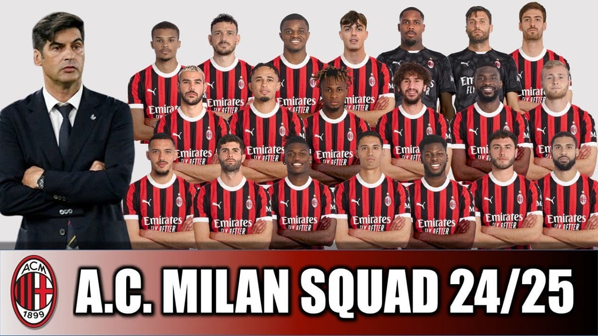 Đội hình AC Milan 2024/2025