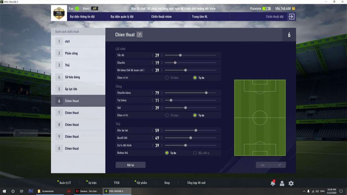 Cách xây dựng đội hình Barca FO4 chuẩn nhất