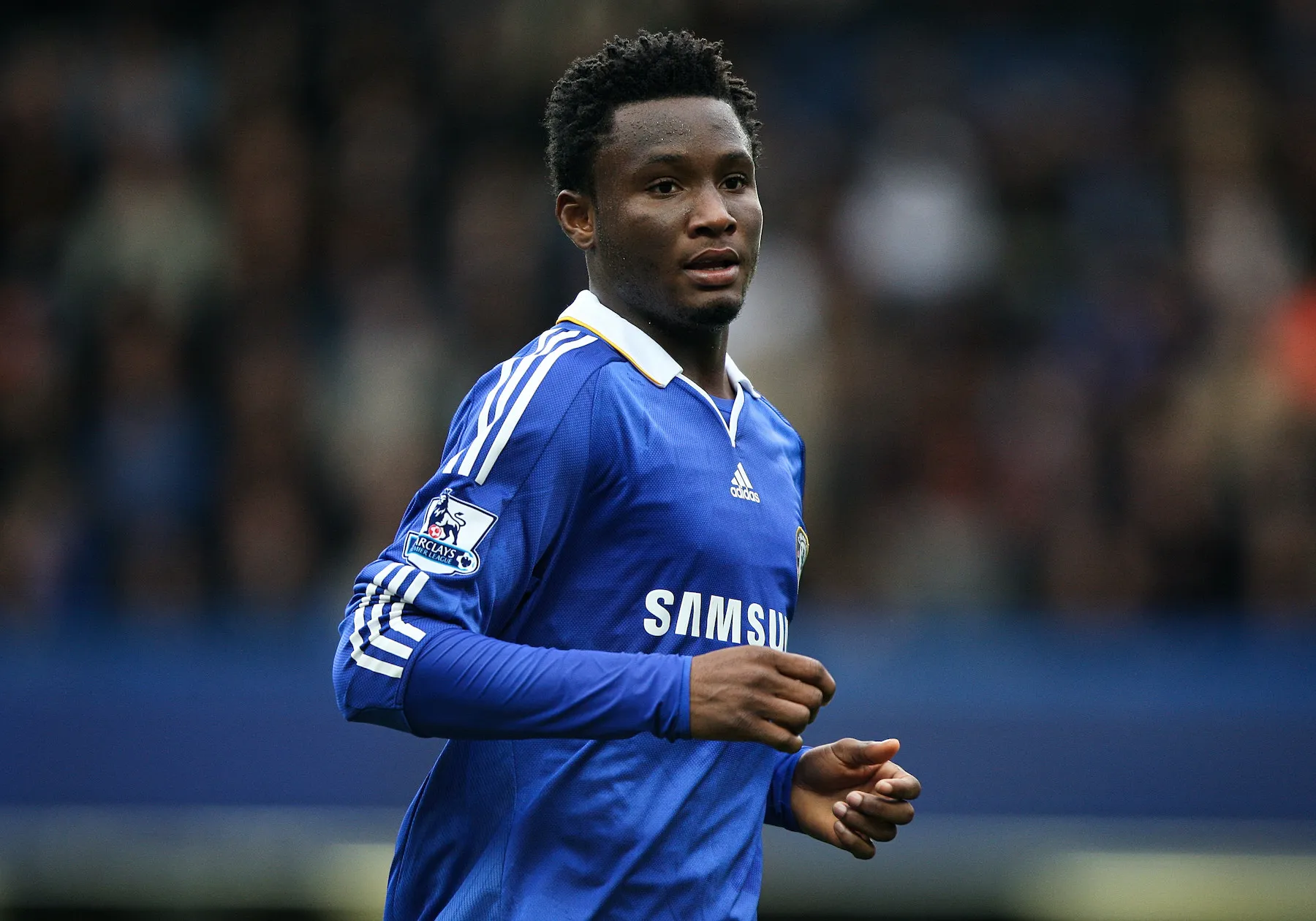 John Obi Mikel trong màu áo Chelsea