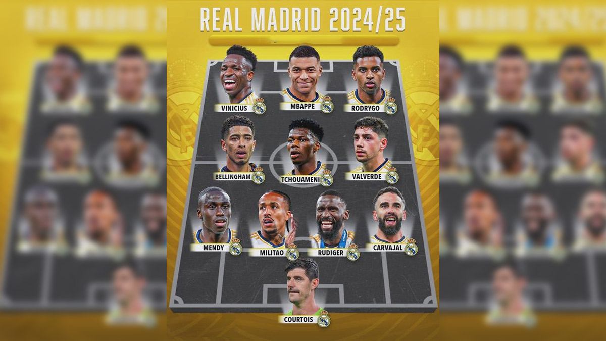 Danh sách đội hình Real Madrid 2024/2025