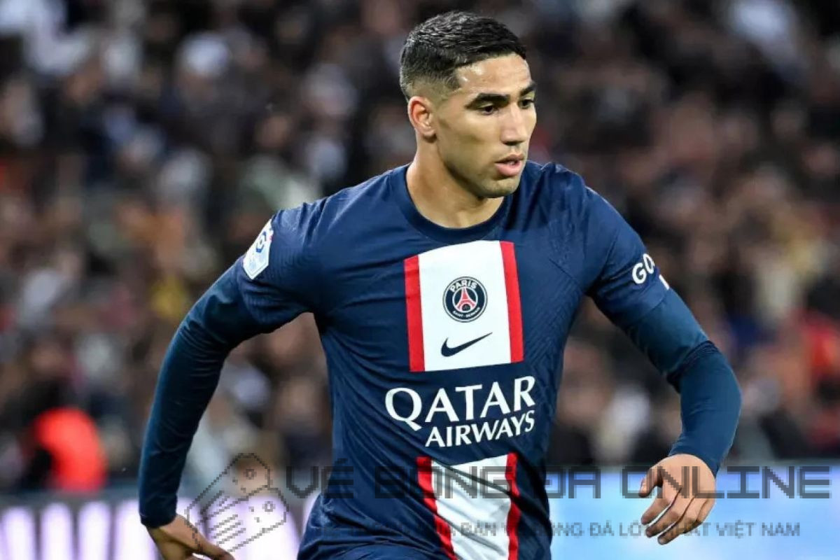 Hậu vệ cánh phải Achraf Hakimi