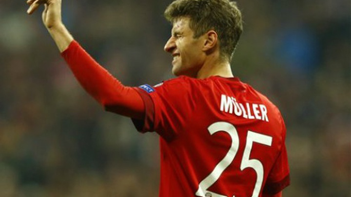 Số áo Muller là bao nhiêu?